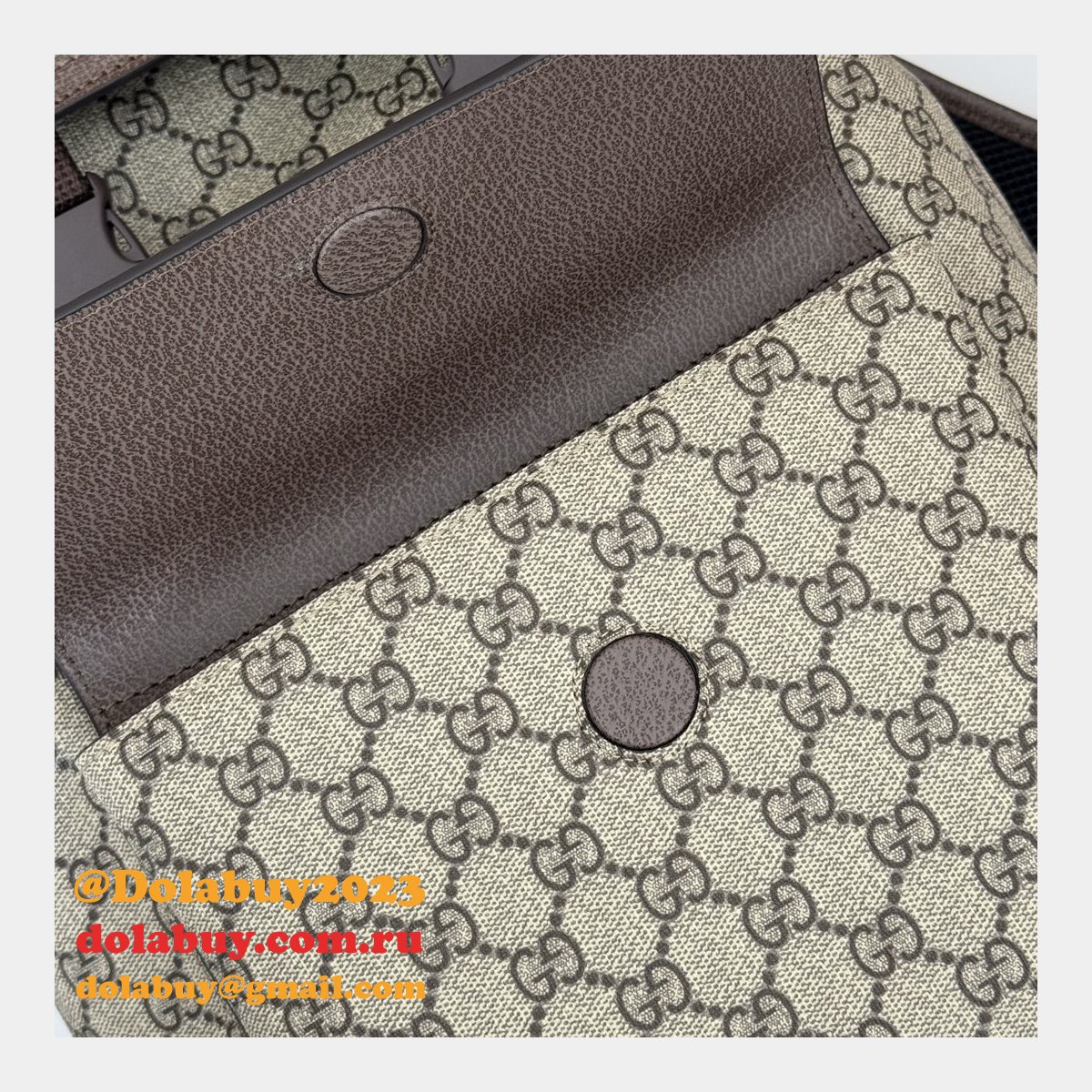 men G*u*i 792114 ophidia small gg backpack ebony supreme copy bag