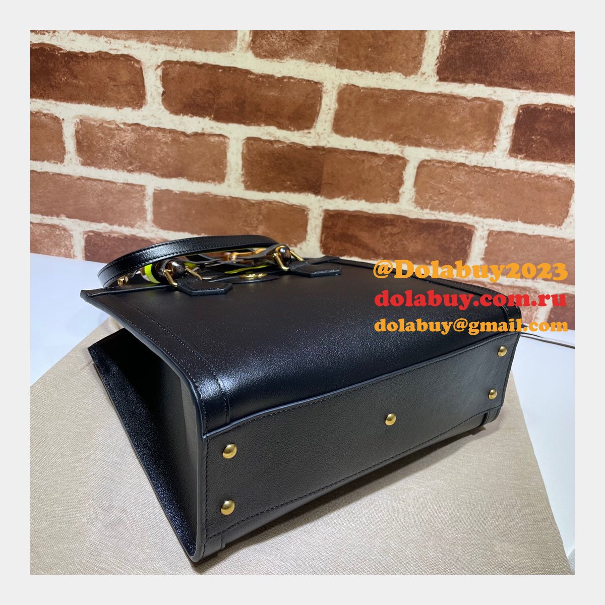 aaa replica designer G*u*i 660195 diana small tote leather handbags