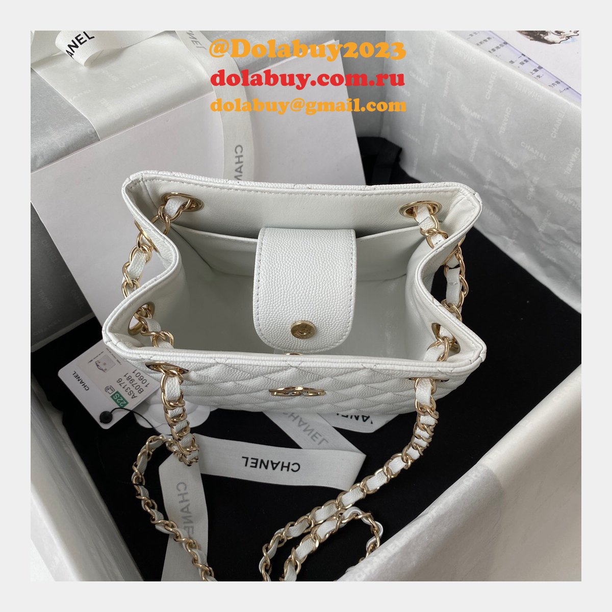 Best Online Store For Replica Bucket Lambskin AS3176 Bag