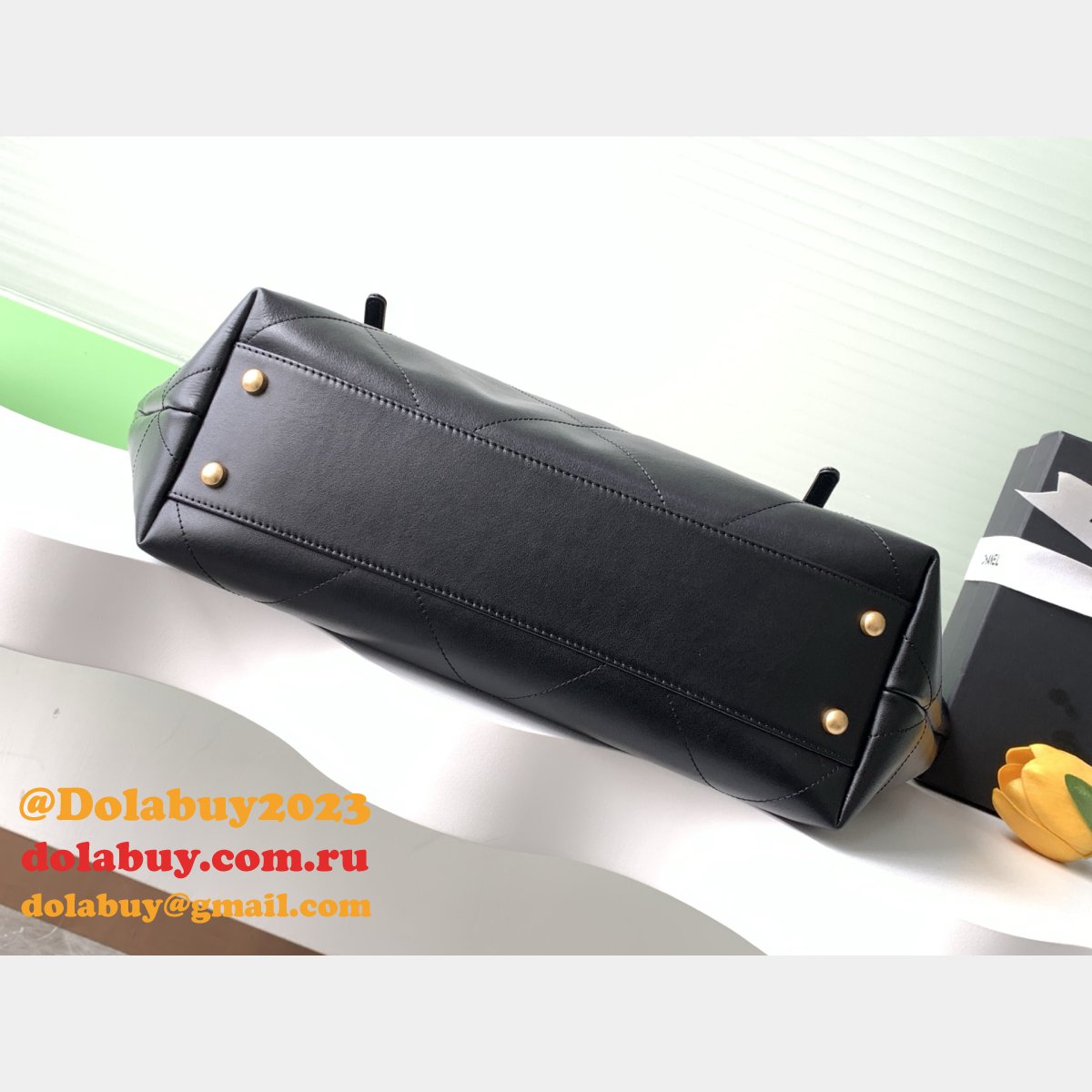 Replica 1:1 Mirror AS5466 & AS5463 Hobo Black Handbag