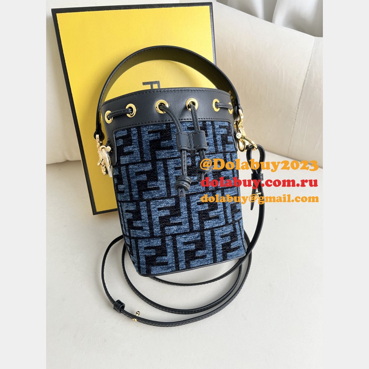 top quality wholesale F**di mon tresor ff small bucket bag