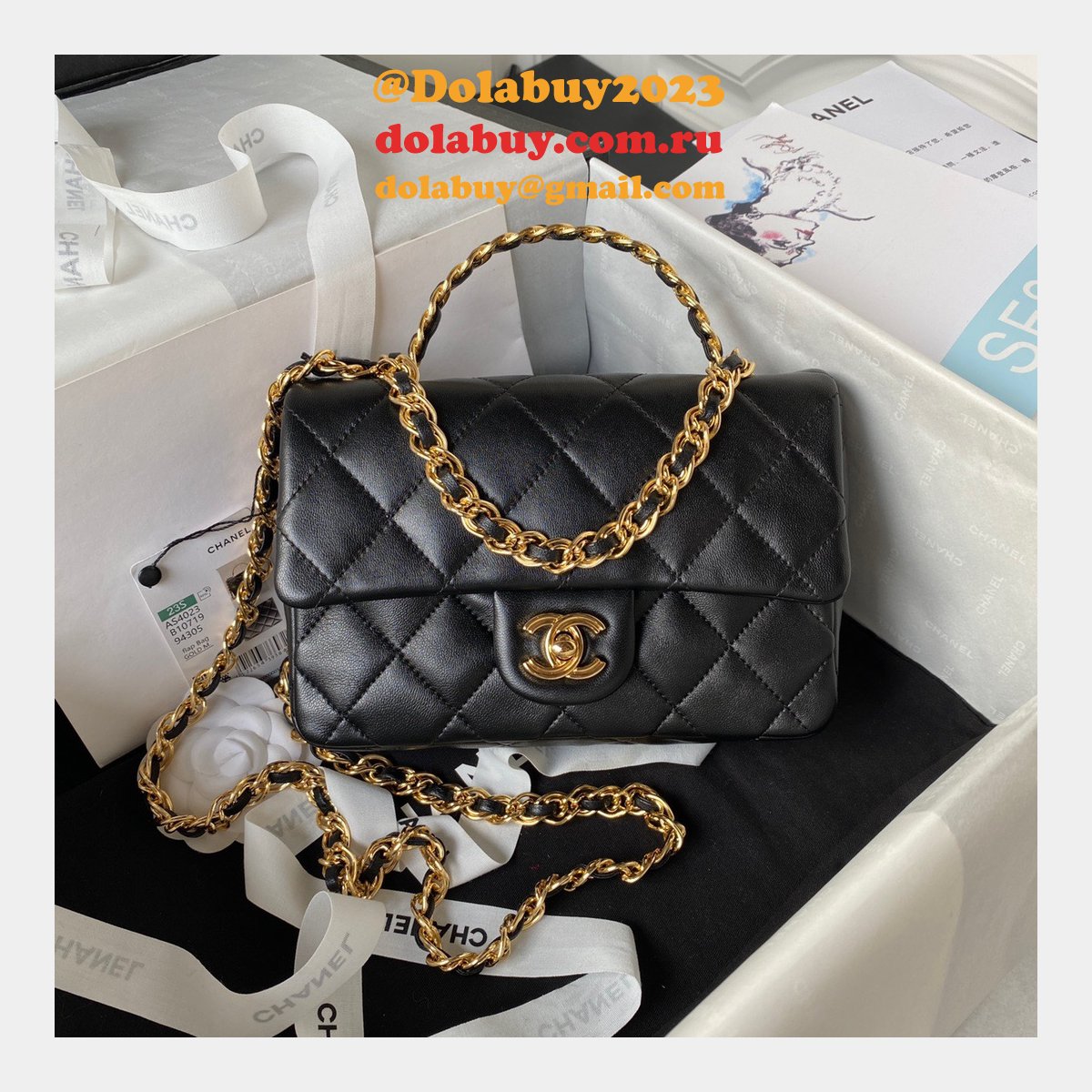 Perfect Fake Best Flap AS4023 Copy Top Handle Bag