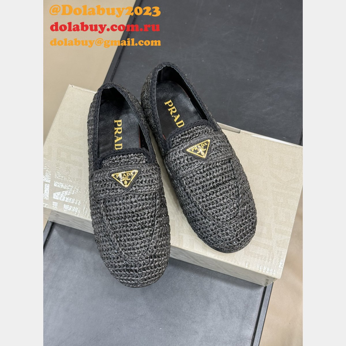 Top Quality Prada Crochet loafers Wholesale