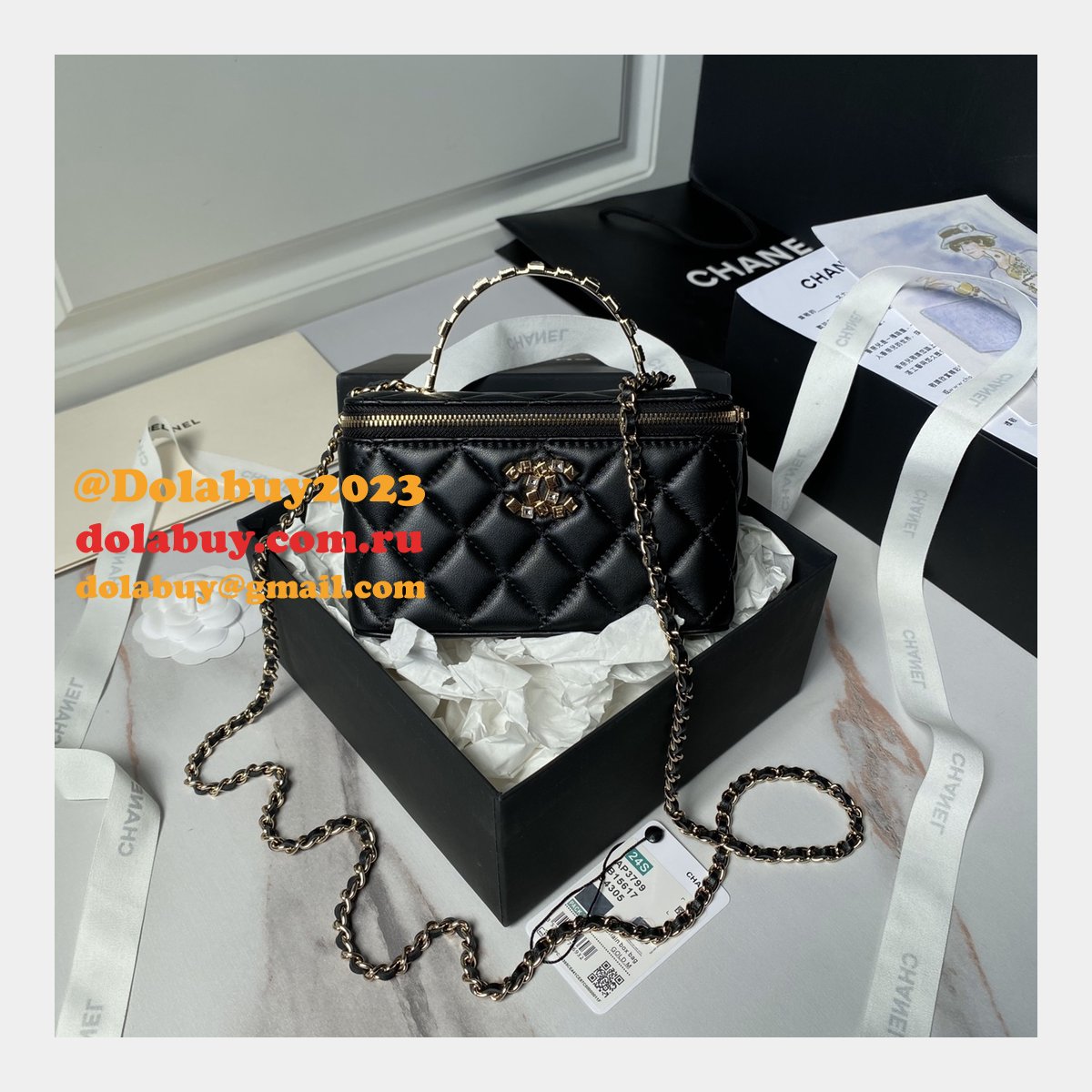 Top Perfect Vanity AP3799 Classic Chain 17cm Replica Bag