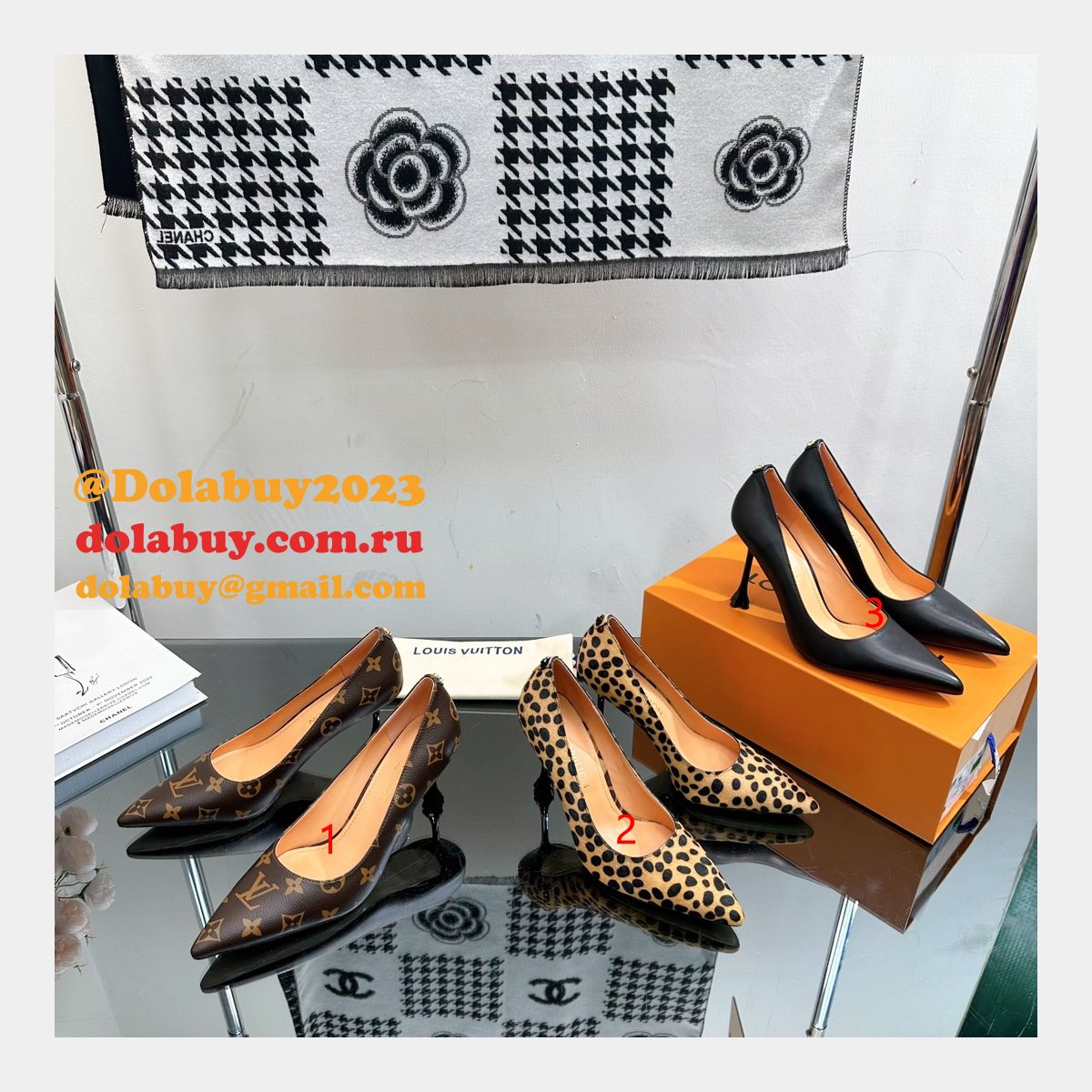 Shoes Pointed Toe High Heel Pumps Replica Louis Vuitton