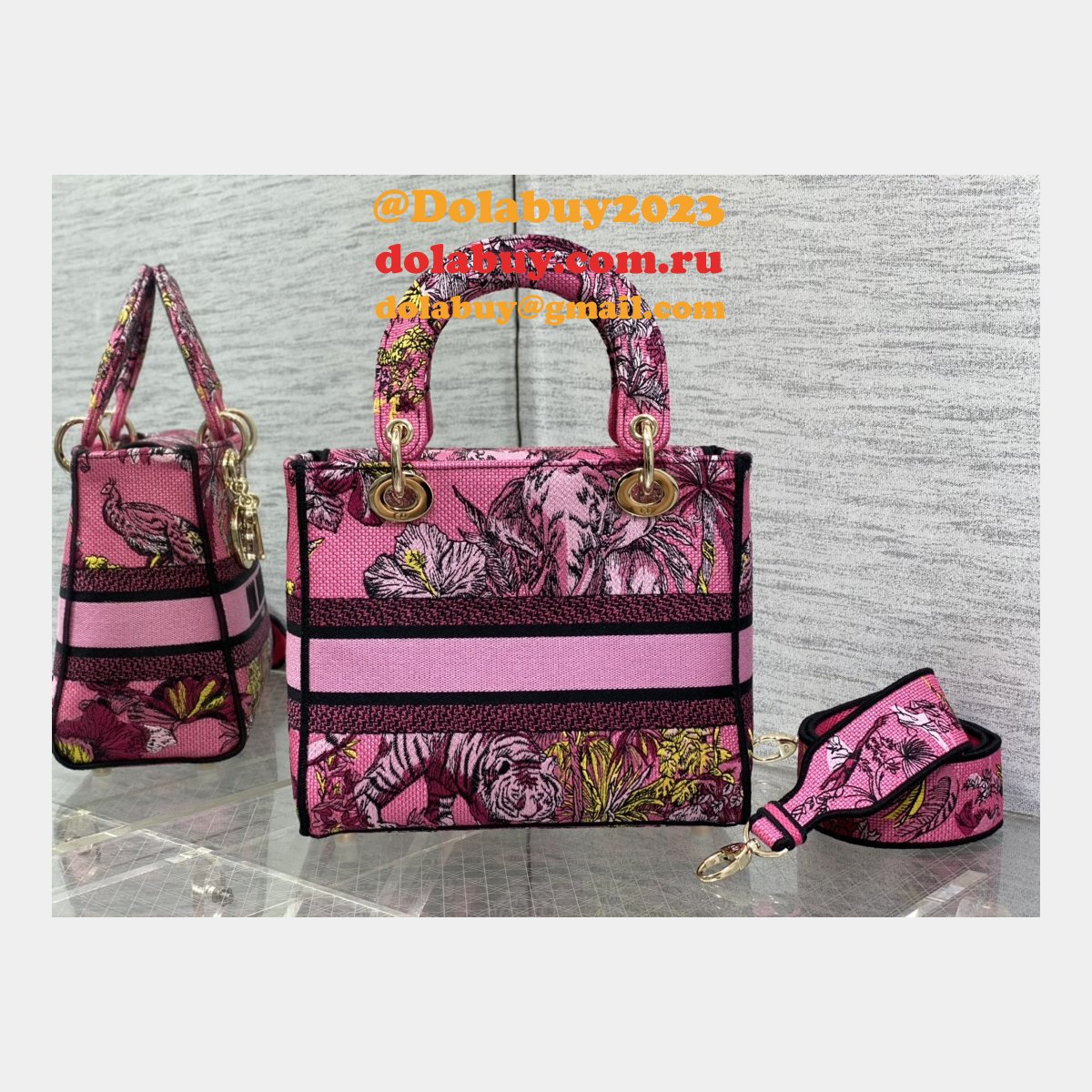 Discount Replica Christian Dior Lady Dior 24cm Bags