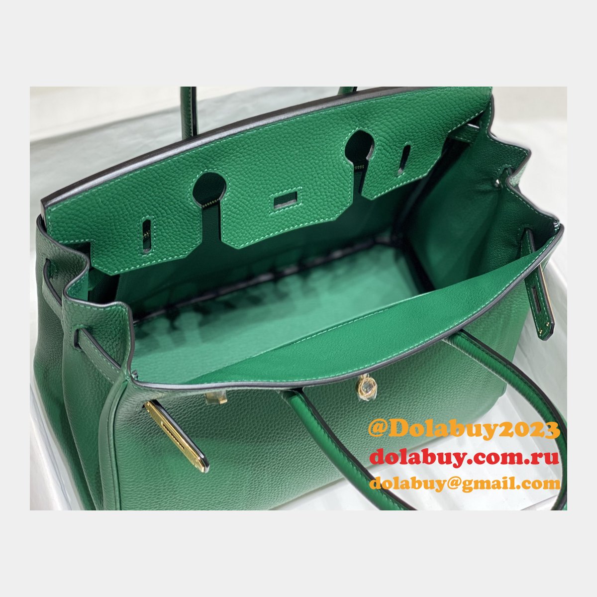 HERMES BIRKIN 25CM HALF HUMAN HANDMADE STICHING