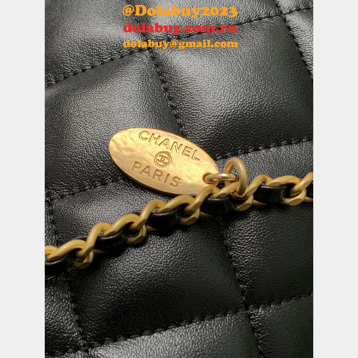 Copy Looking For Hobo 1:1 Mirror AS5528 Black/White Handbag