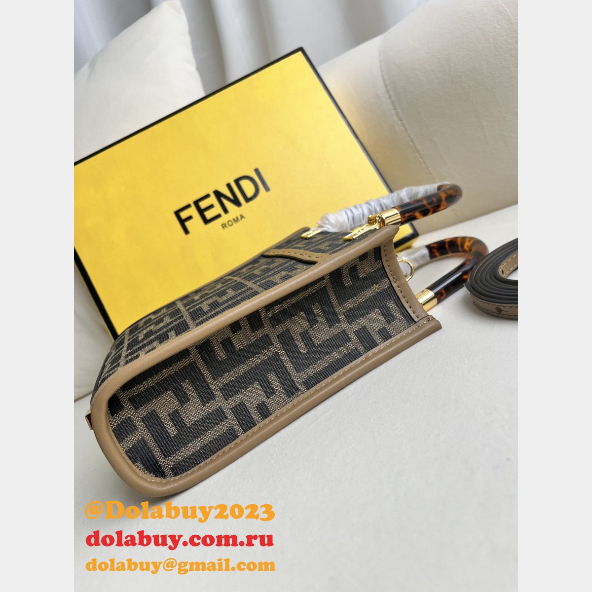 7 star F**di roma sunshine mini handbag