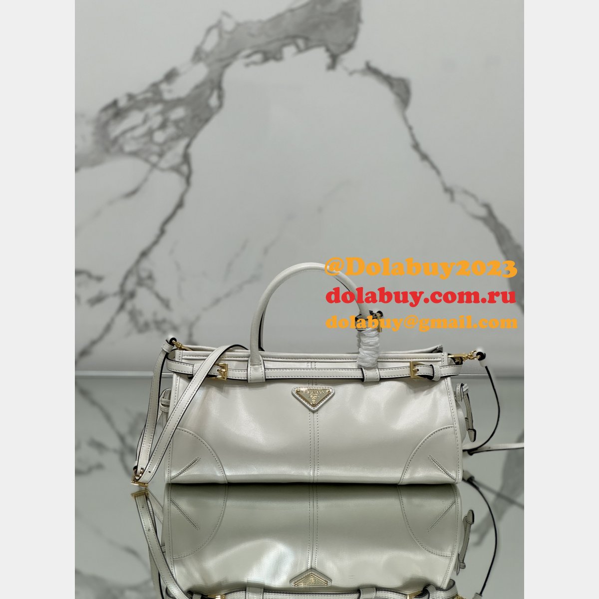 DUPLICATE SOFT LUX PRADA 2024 1BA426/1BA433 HANDBAGS