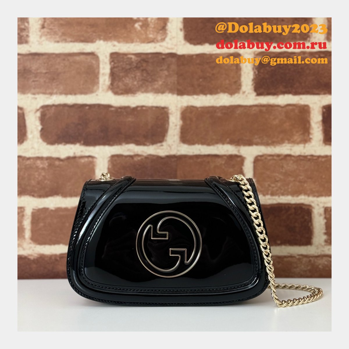 luxury G*u*i blondie 815711/815715/815719 shoulder black/red duplicate bag