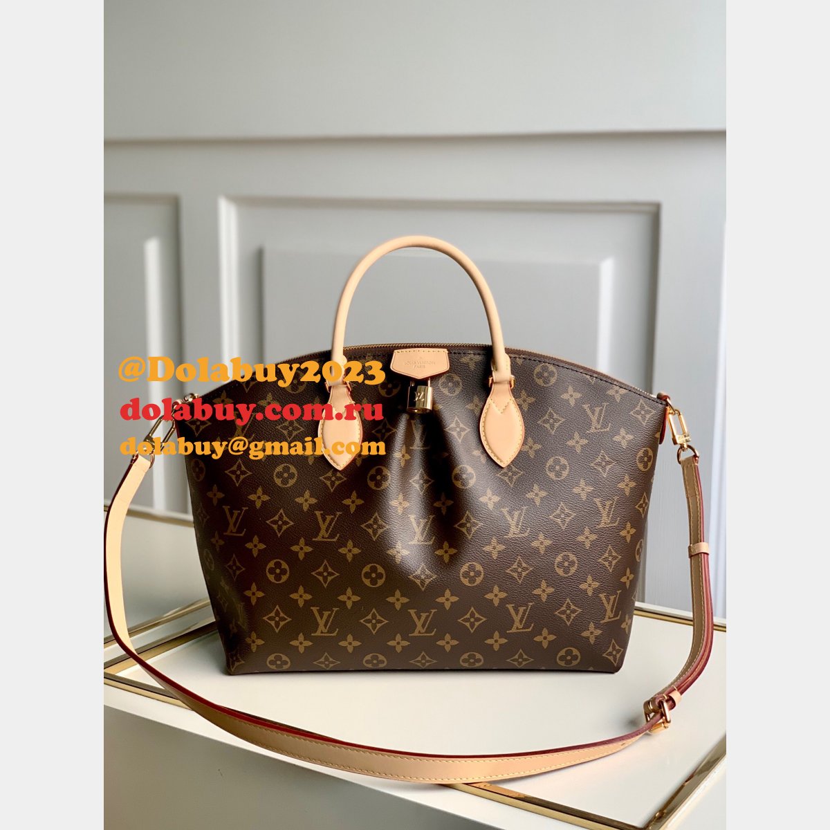 Designer Louis Vuitton Replicas M45987/M45986 Boétie PM Monogram Handbags