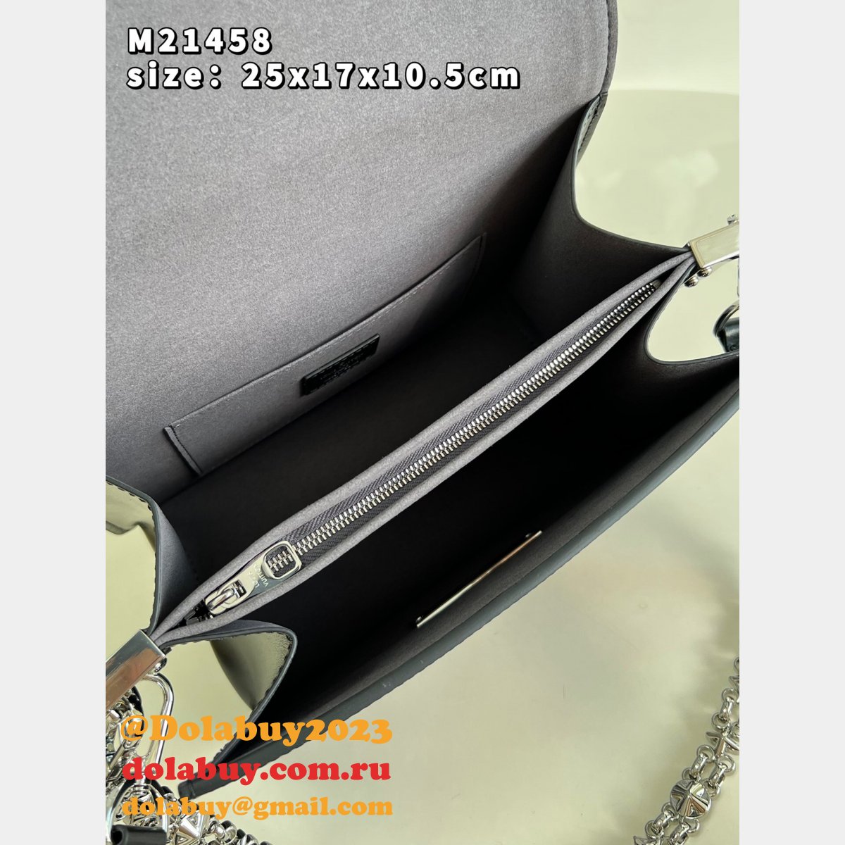 Louis Vuitton AAA+ Dauphine M21458 Copy Autres Toiles Monogram Bag