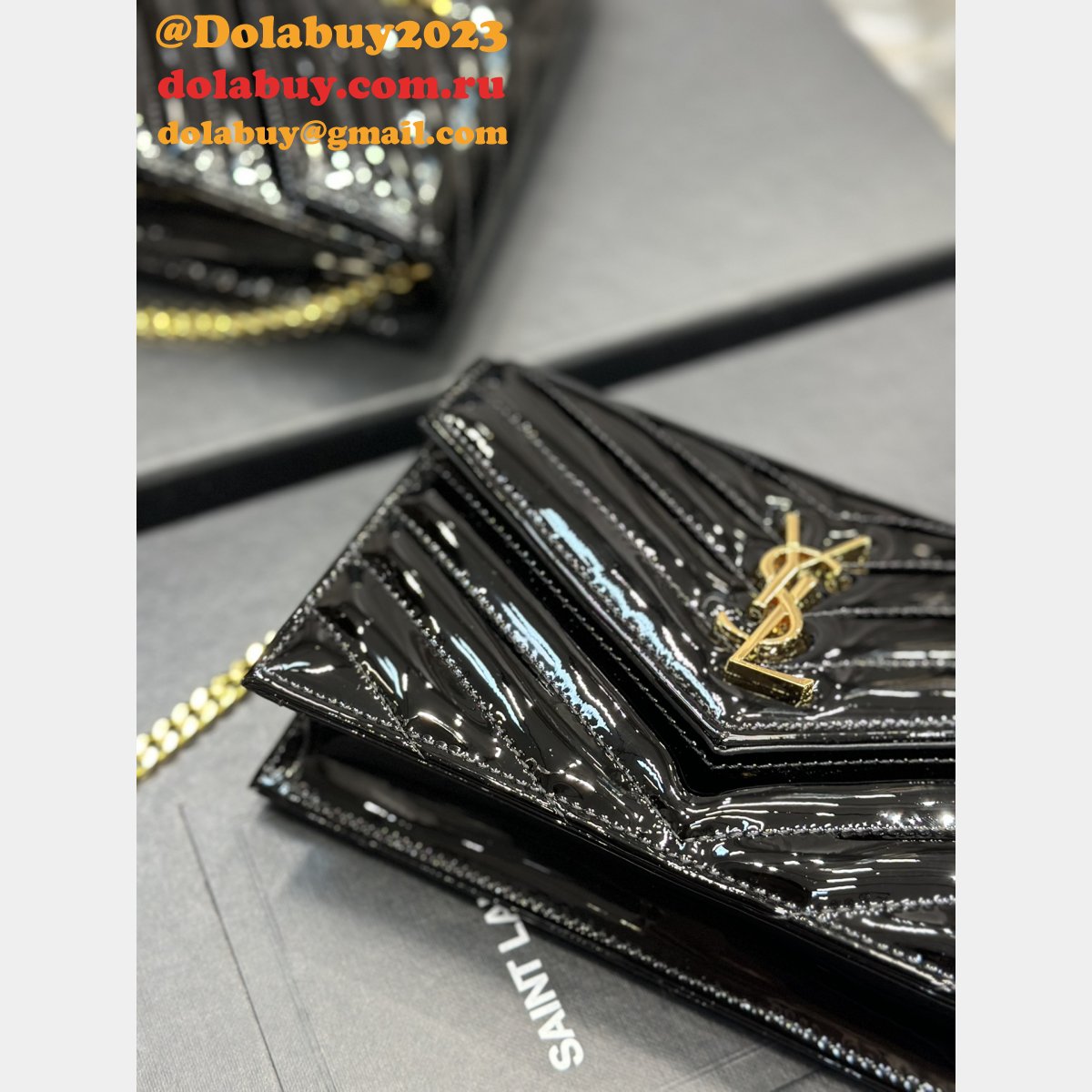 Monogram Woc Saint Laurent Replicas Envelope 393953/377828 Cheap Bag