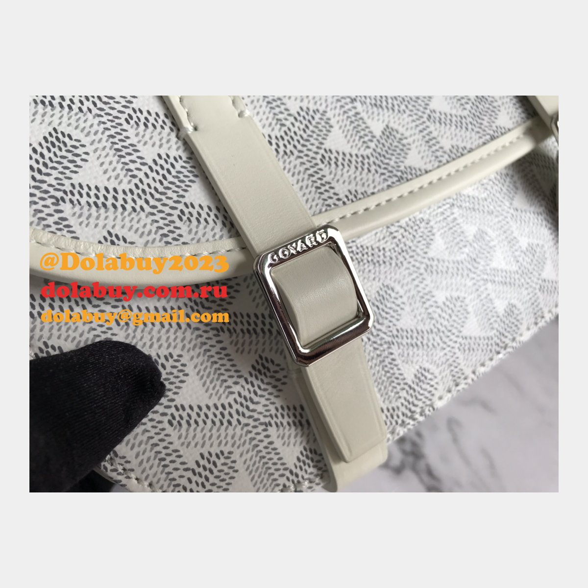 Copy Goyard Chevron Belvedere Duplicate Messenger GY020098 Fake Bag