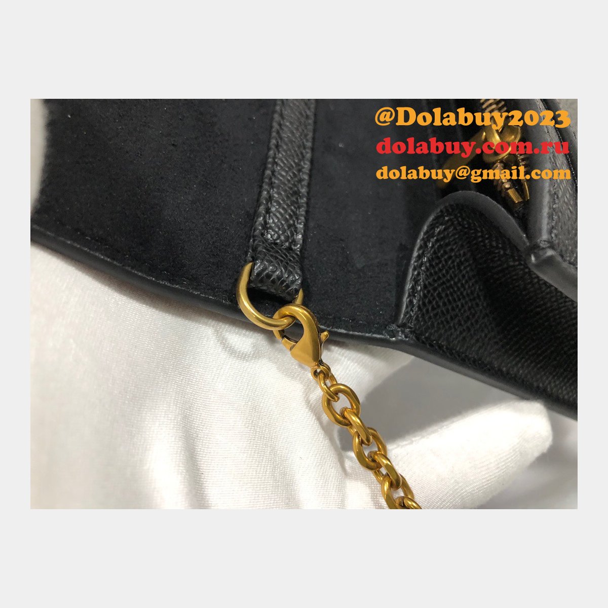Saddle Woc 22CM Black Replica Dior Oblique Jacquard