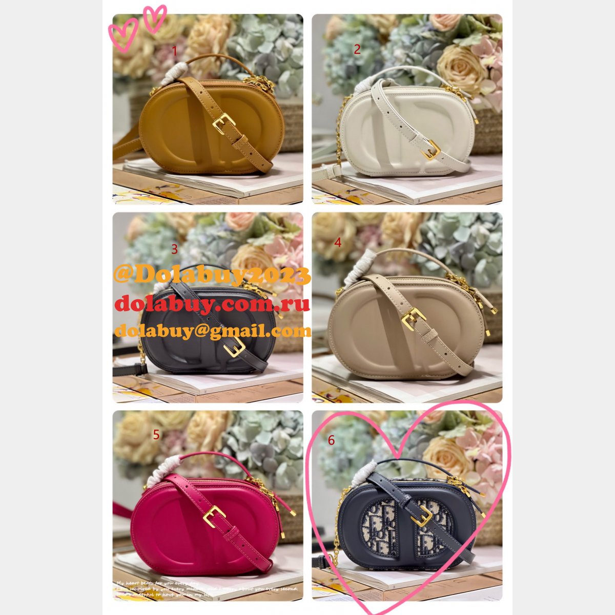 Buy Cheap Replica Dior 1293 Bobby Ophidia CD Signature Bag