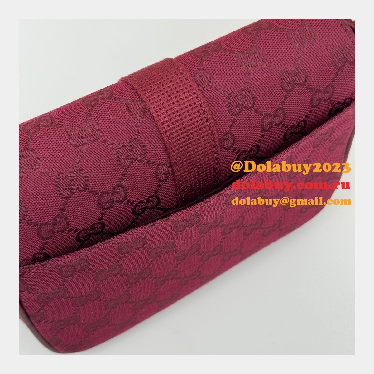 G*u*i duplicate mini gg crossbody 802100 top quality red bag