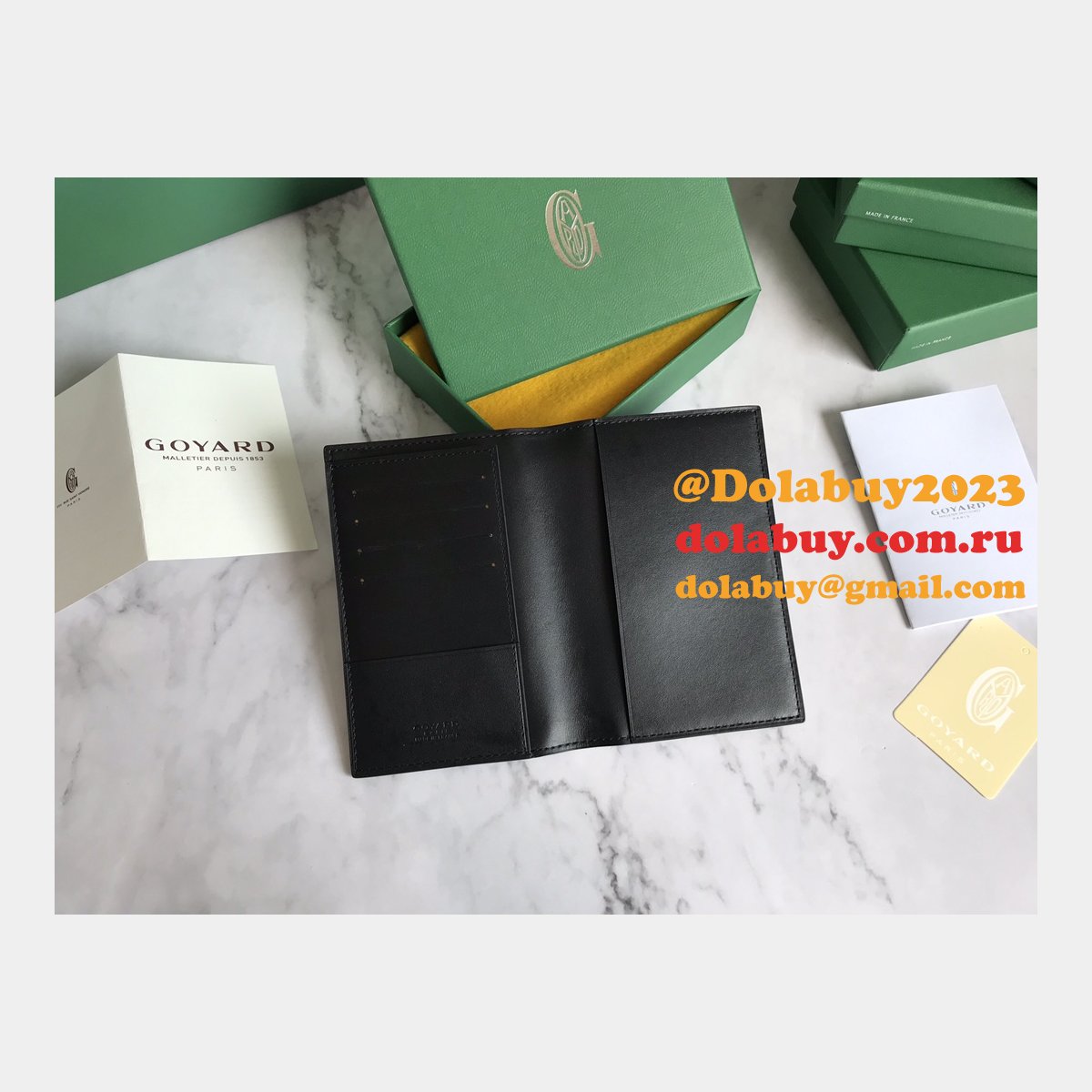 Top Quality Goyard Multi-Color Passport Best Wallet