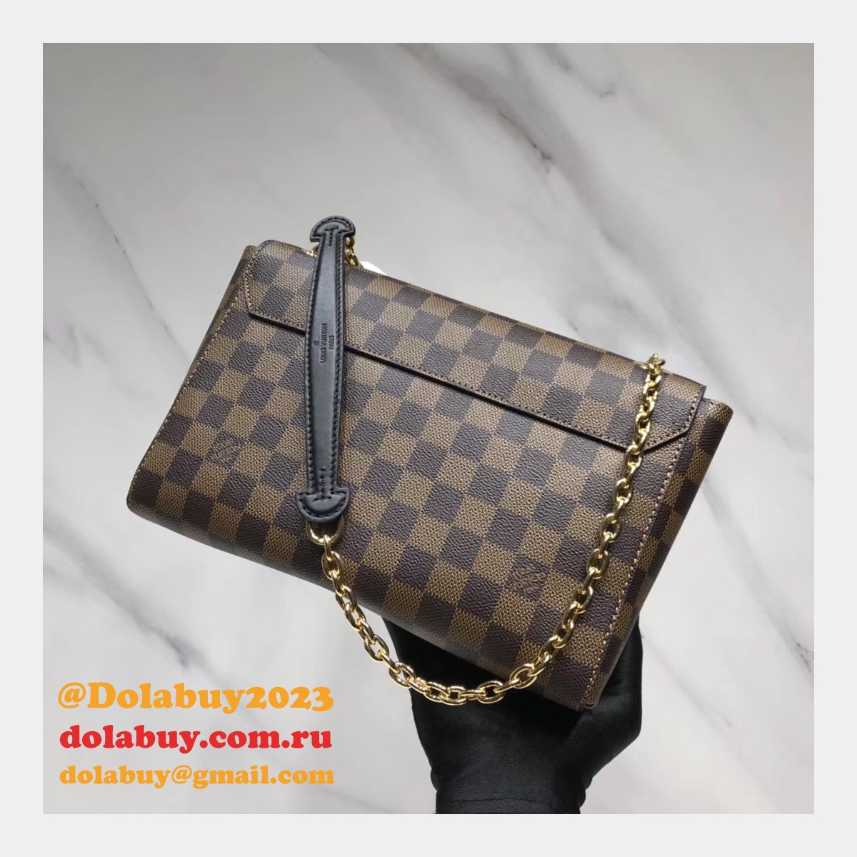 Louis Vuitton Replica Vavin PM Damier Ebene N40113 Browns