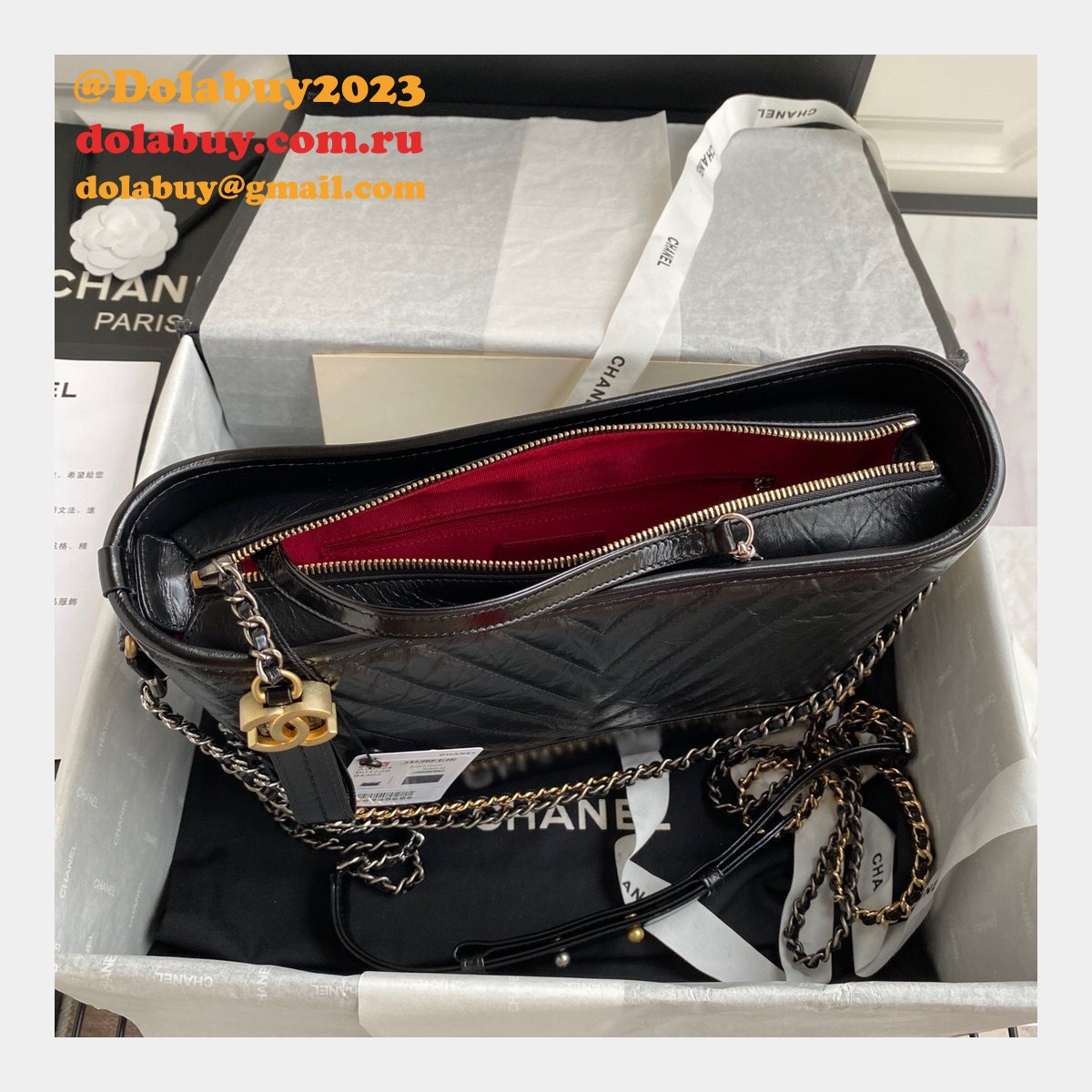 Black A84287 Bag Shoulder Fog El De Small Hobo Gold 25CM