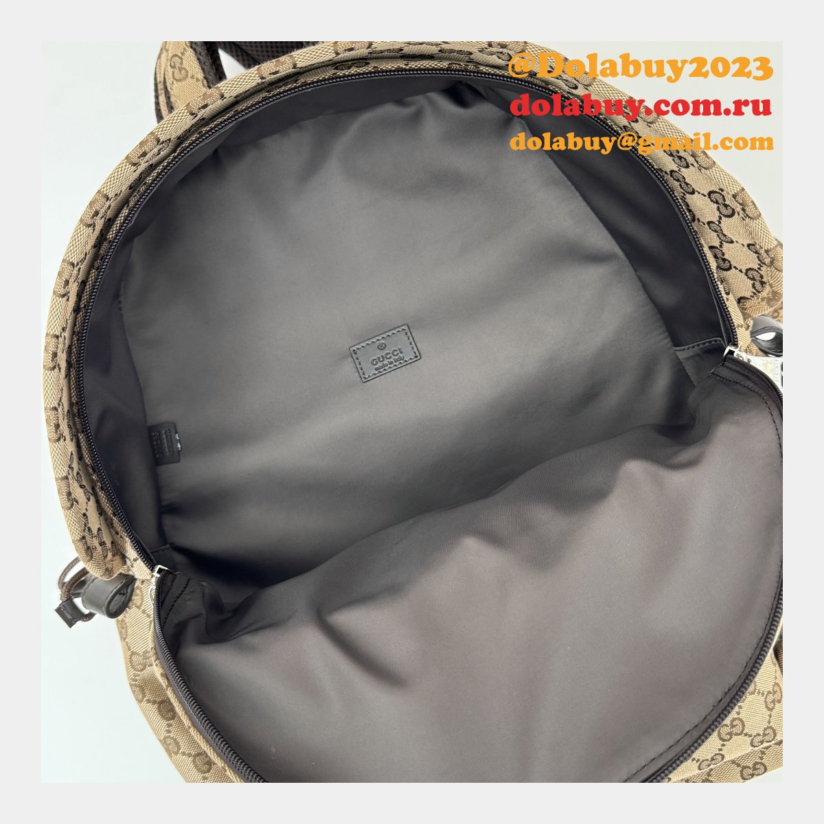 replica mens backpack G*u*i 800265 high quality bag