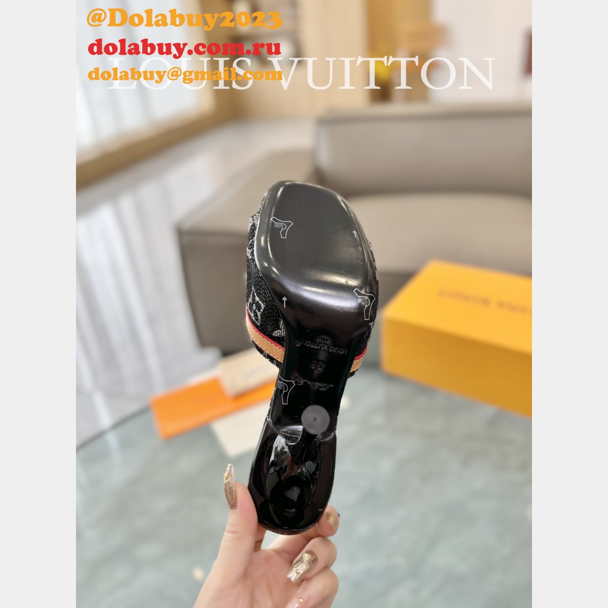 High Quality 7 STAR LOUIS VUITTON Revival Mules