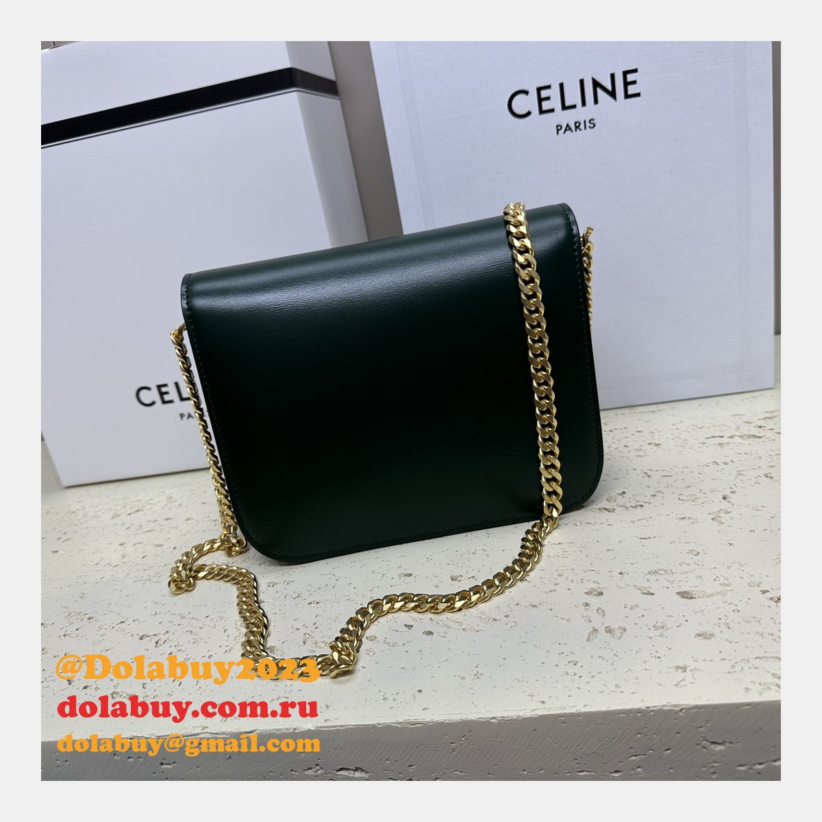 Designer Teen Triomphe Shiny 113583 Amazone Celine Replica Bag