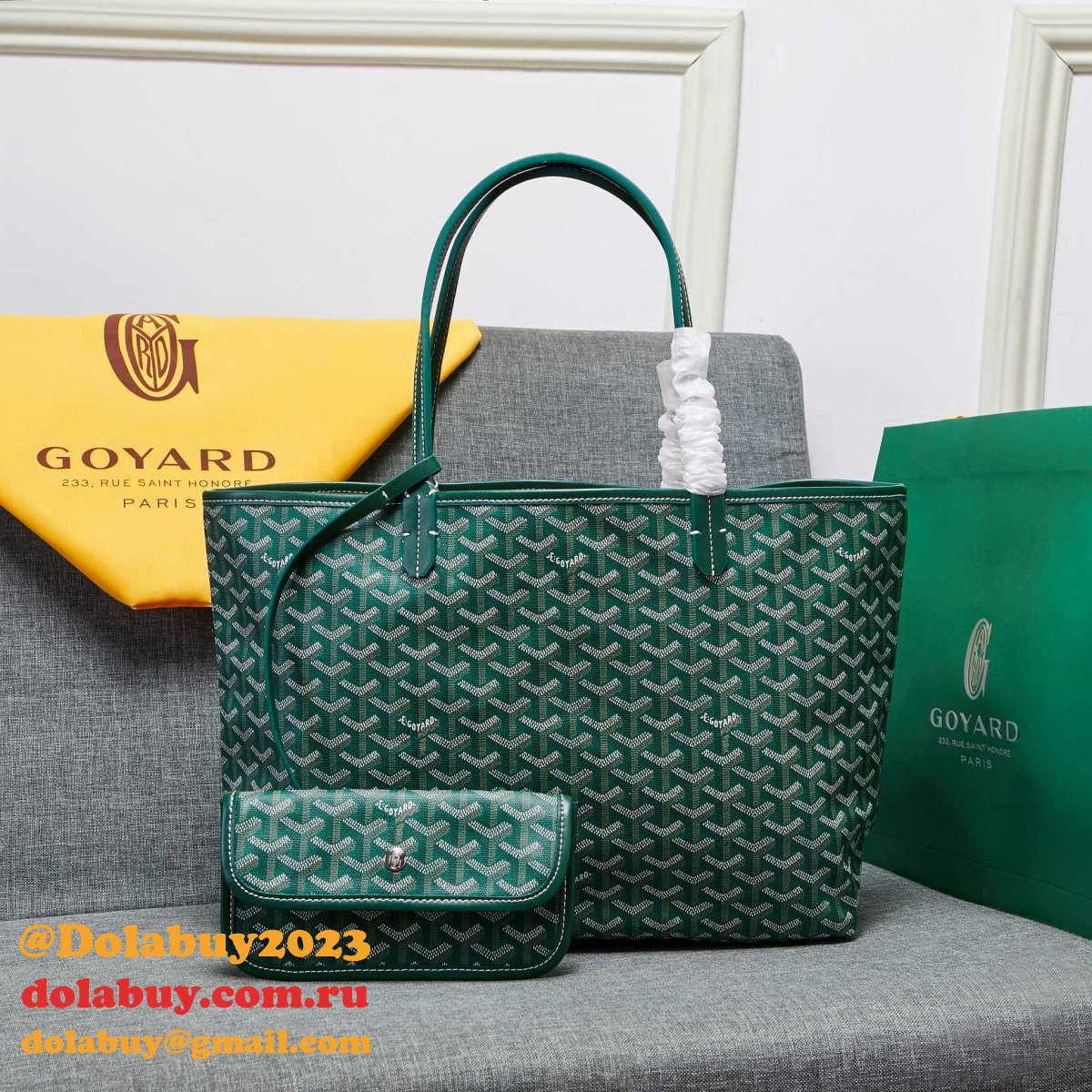 Perfect Goyard Tote Replica Copy Shopping Bags