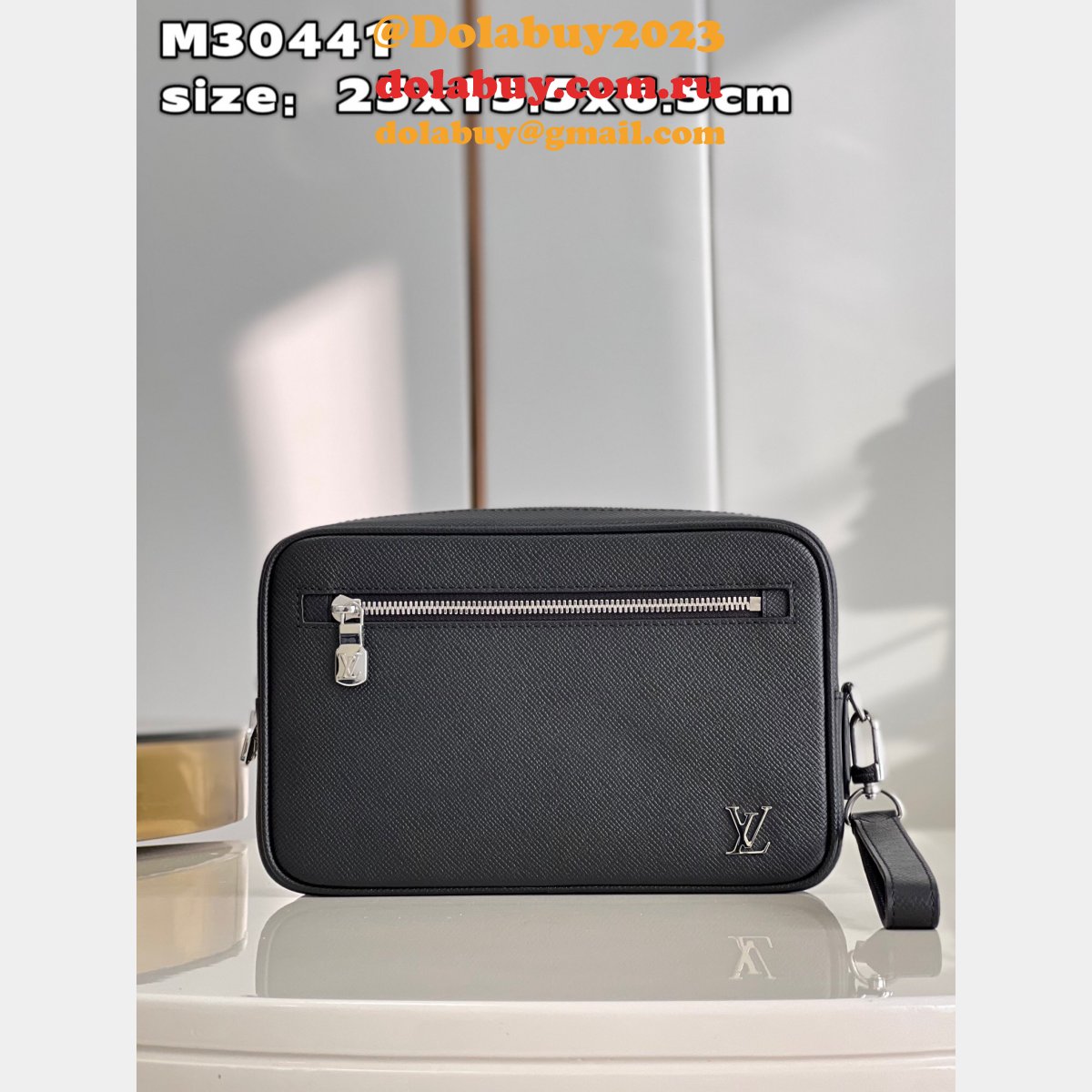 Louis Vuitton Knockoff M30441 Pochette Kasai Goods Leather Wallets