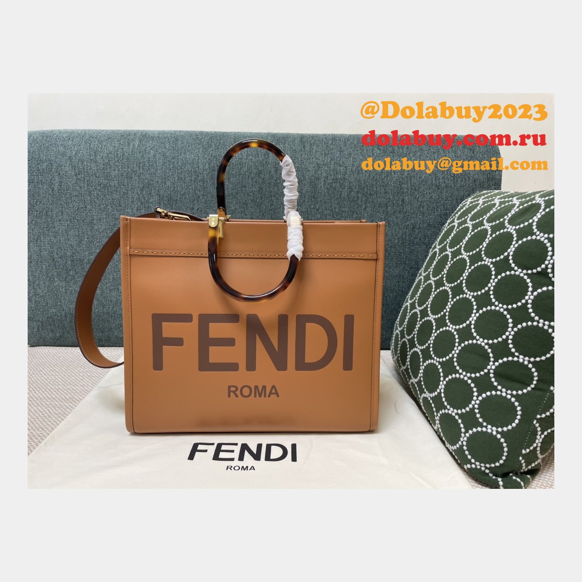 best knockoff F**di tote sunshine small handbag