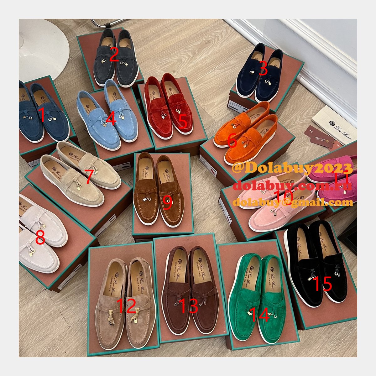 First Copy Loro Piana Replica 2023 Retro Casual Shoes
