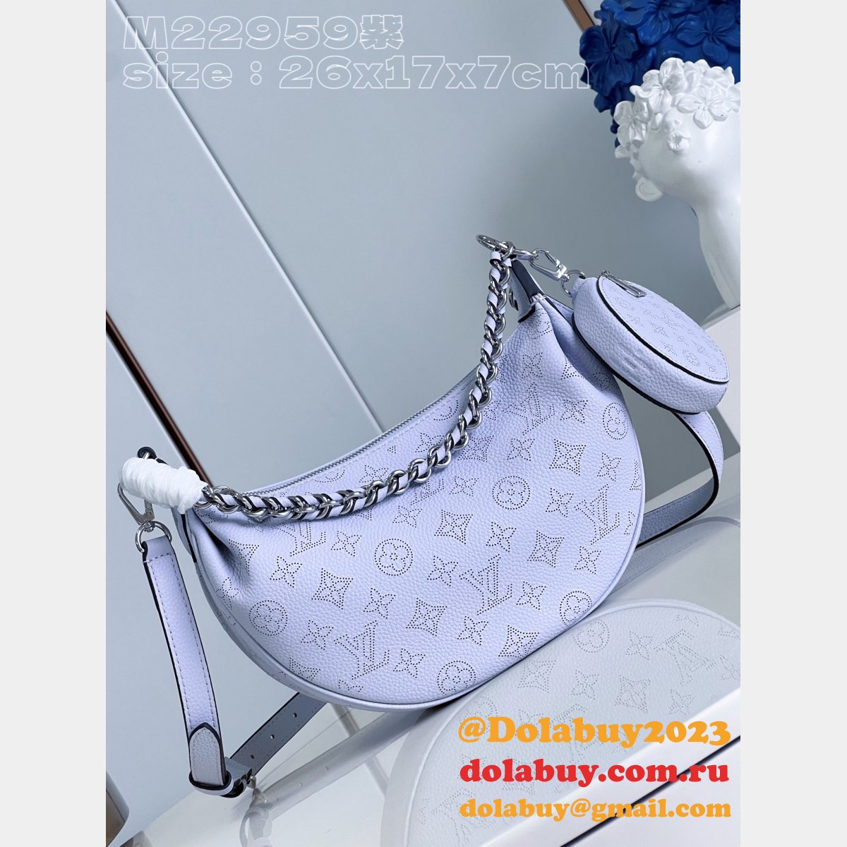 UK Baia M22959/M22959/M22819 Louis Vuitton Mahina Replica Bag