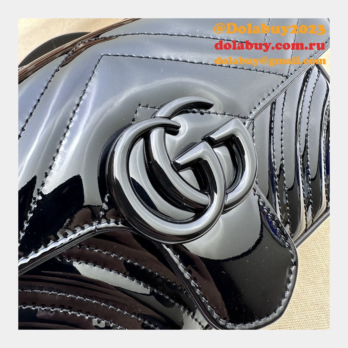 top-quality G*u*i 446744 gg marmont matelassé fake 446744 shoulder bag