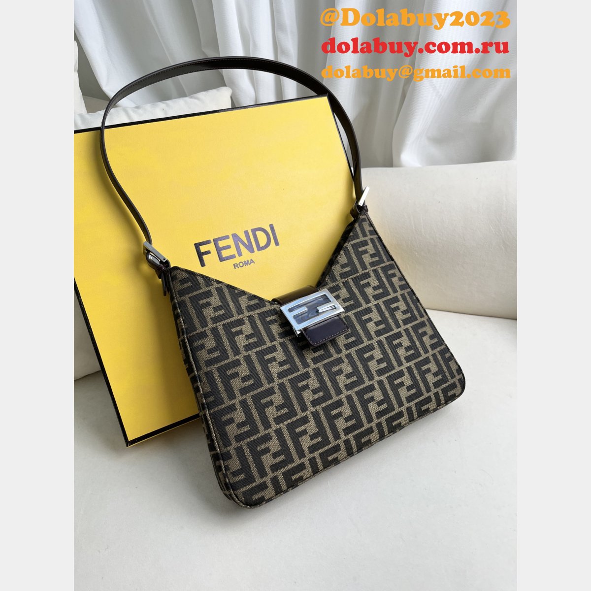 Knockoff fendi vintage Cheap armpit bag