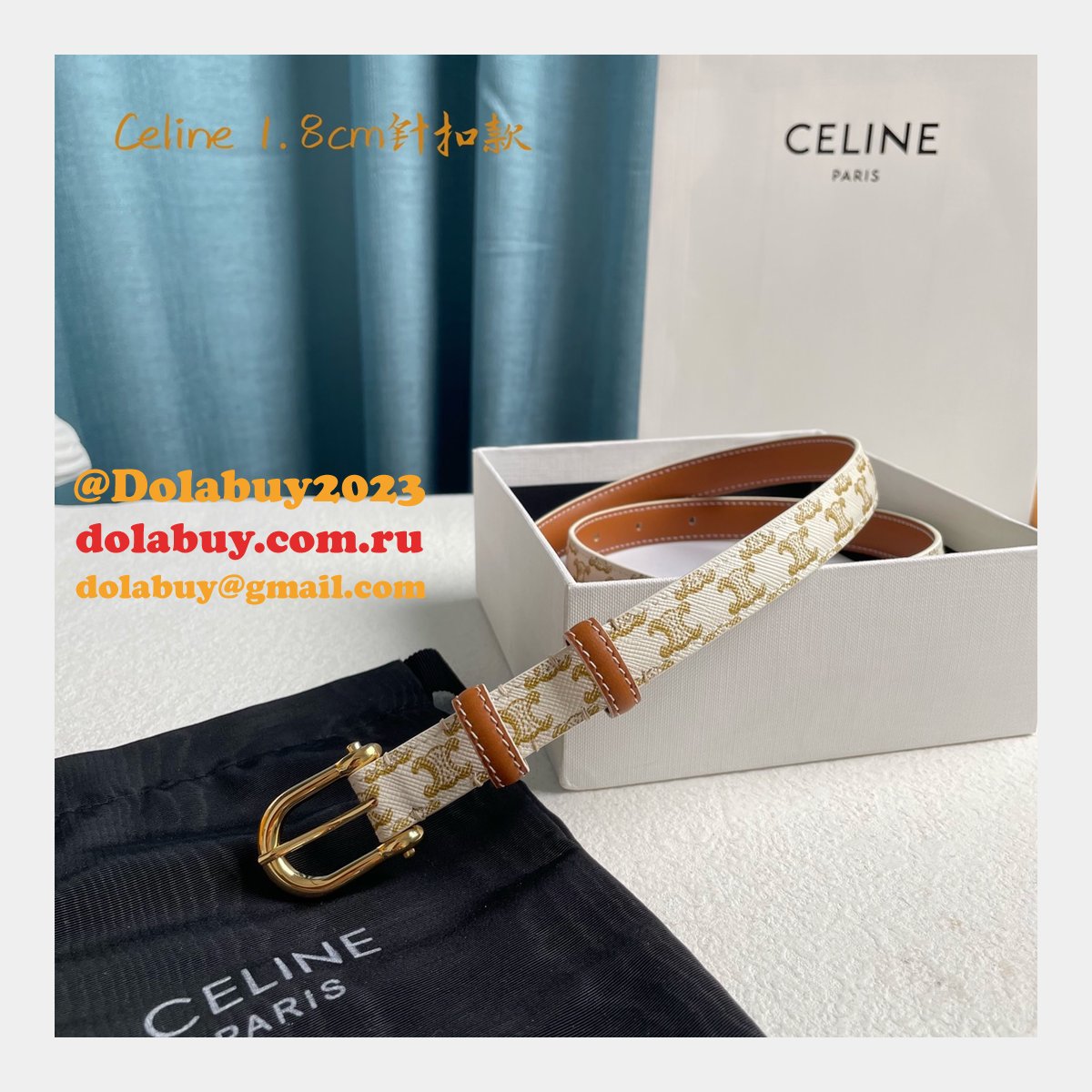 Replica Celine Inspired 18/25MM Top Quality Belt
