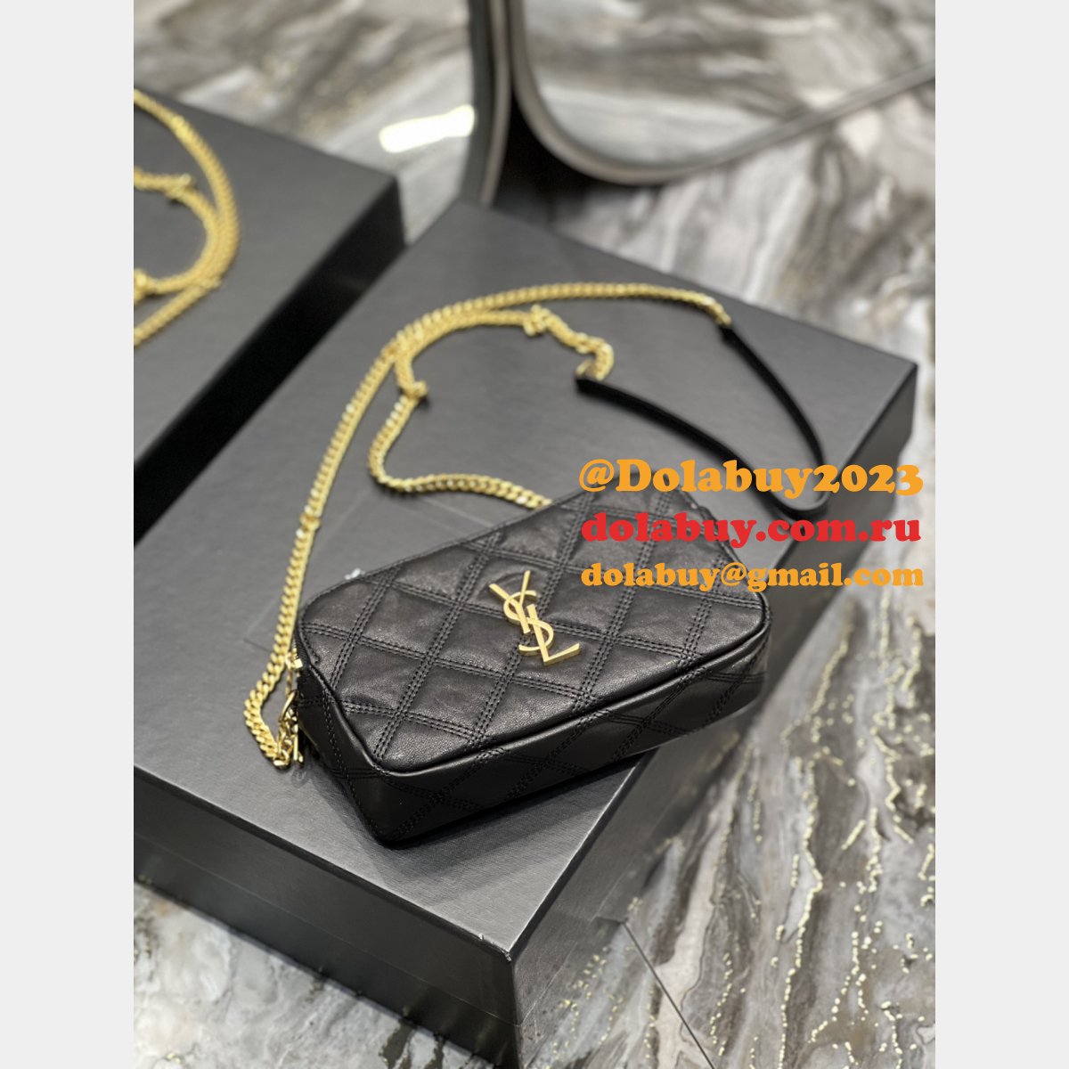 YSL AAA+ Replica Becky Saint Laurent 608941 Knockoff Bag