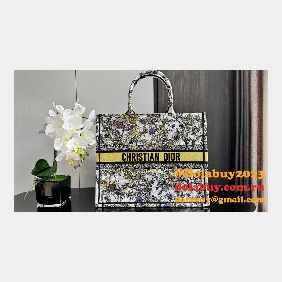 Christian Dior Inspired 7 Star CD Book Tote Bags