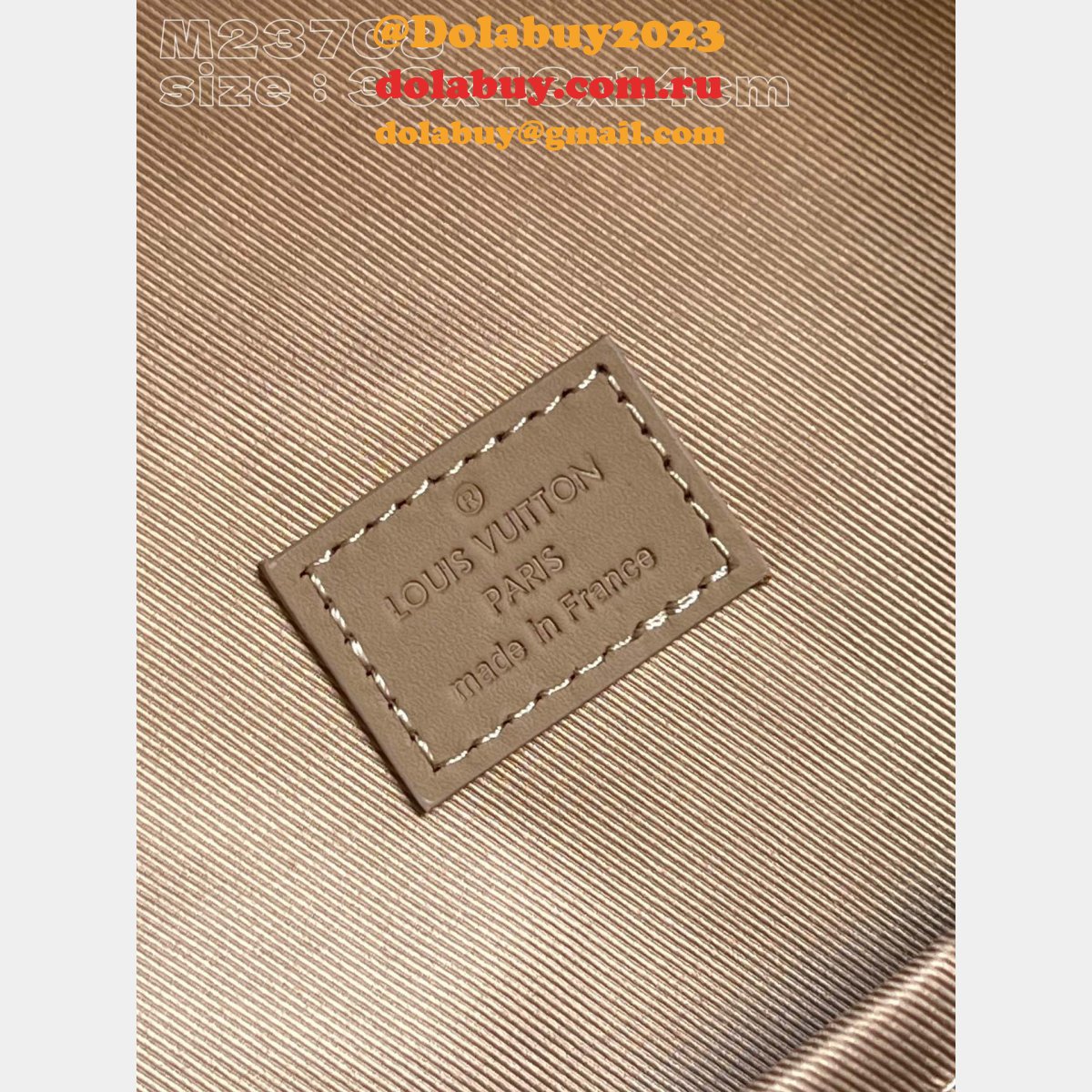 Takeoff Backpacks LV Aerogram Men Fake M23708 Louis Vuitton Sable Beige Bag