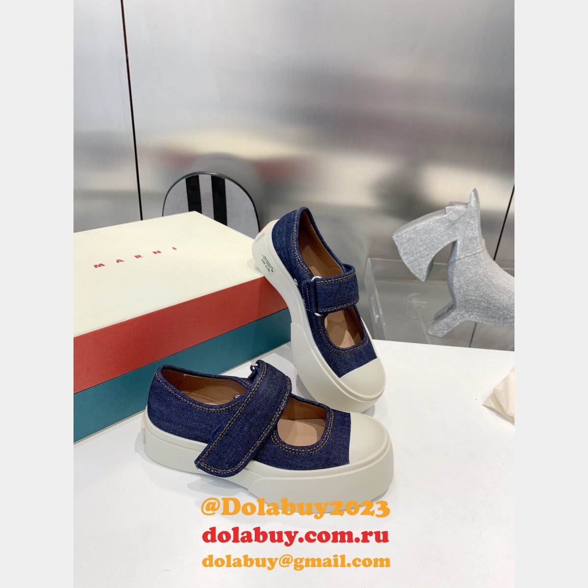 Buy Marni Wholesale 7 Star Fake Loafers 1:1 Mirror Shoes