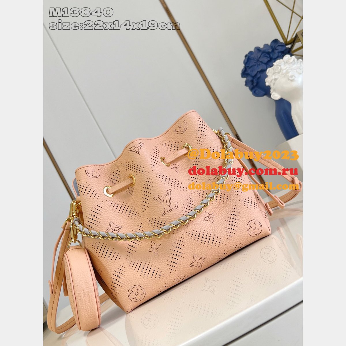 Luxury M13840 Louis Vuitton Bella Mahina Women Handbags