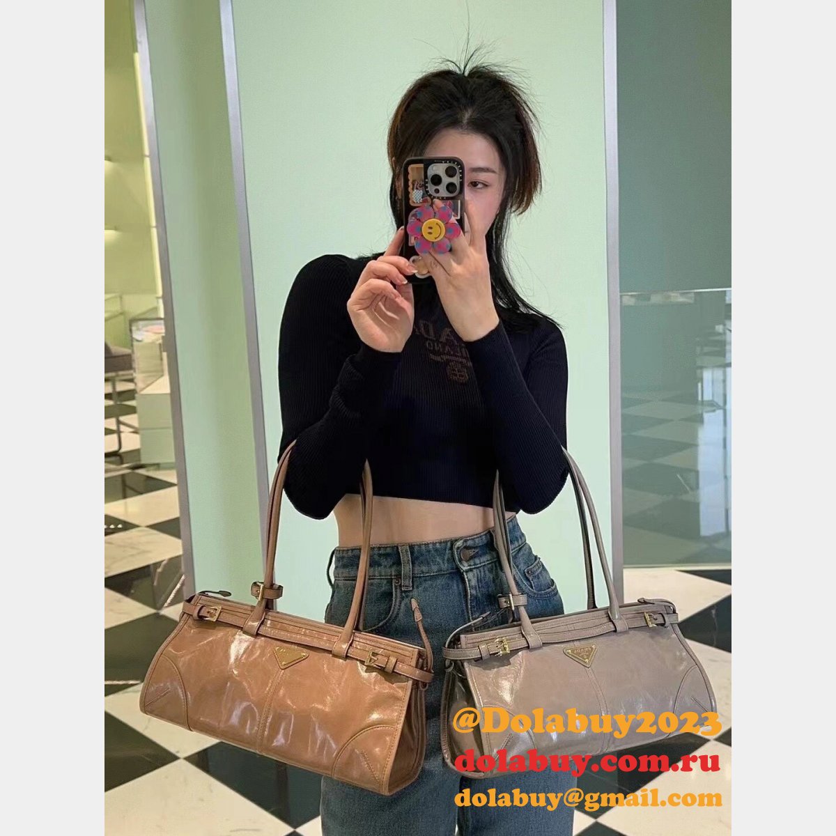 Duplicate Wholesale SoftLux Prada 2024 Luxe 1BA426/1BA433 Handbags