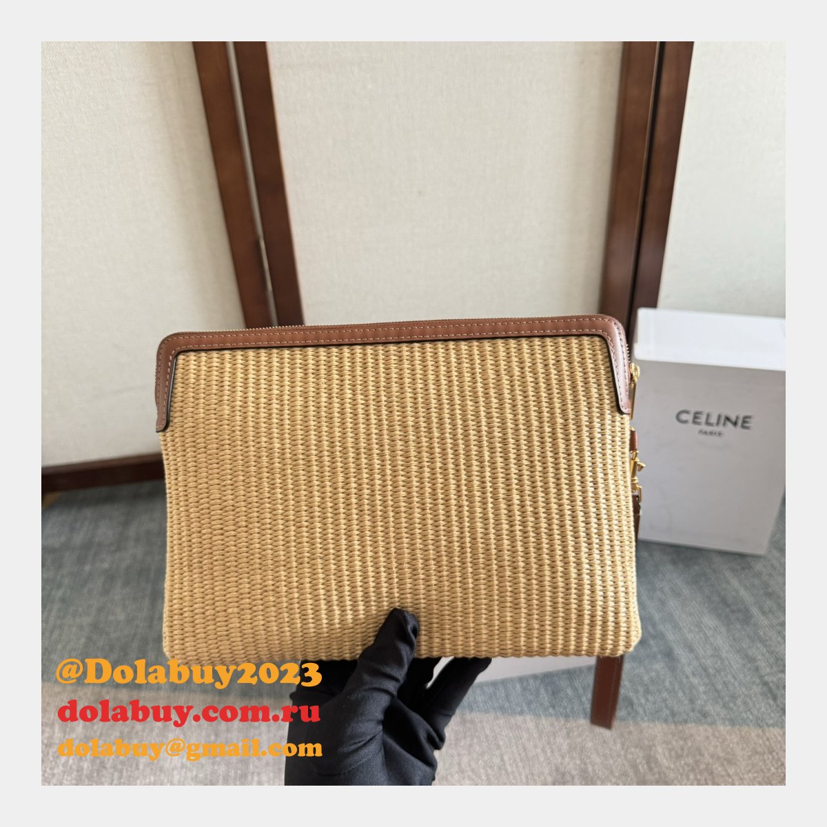 Top Quality Celine Fashion Designer 107502 Clutch