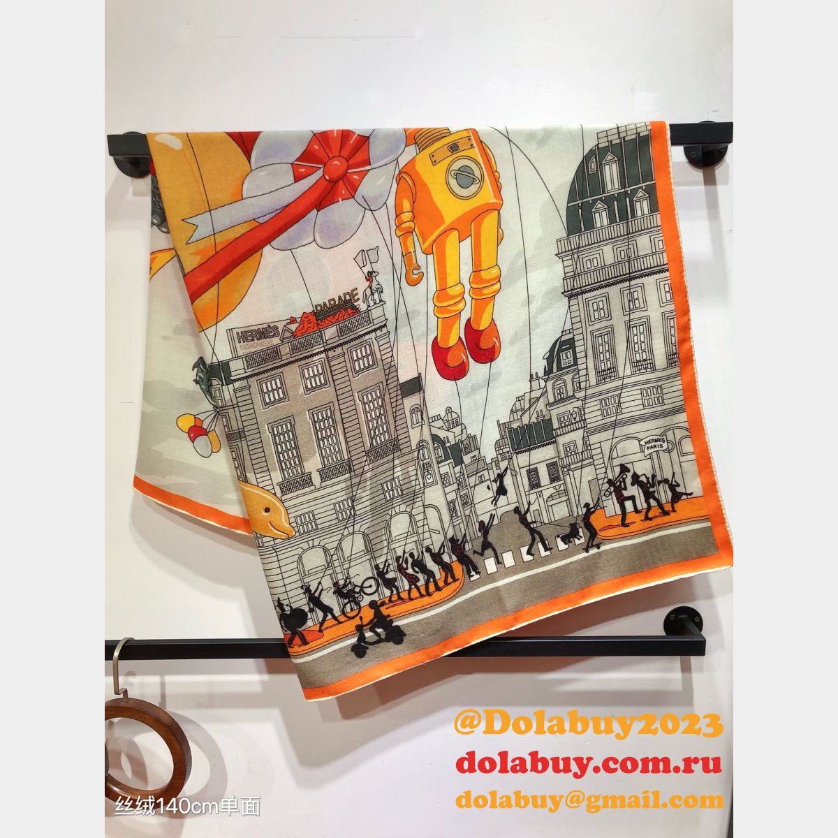 Wholesale Hermes Perfect Velvet Twilly