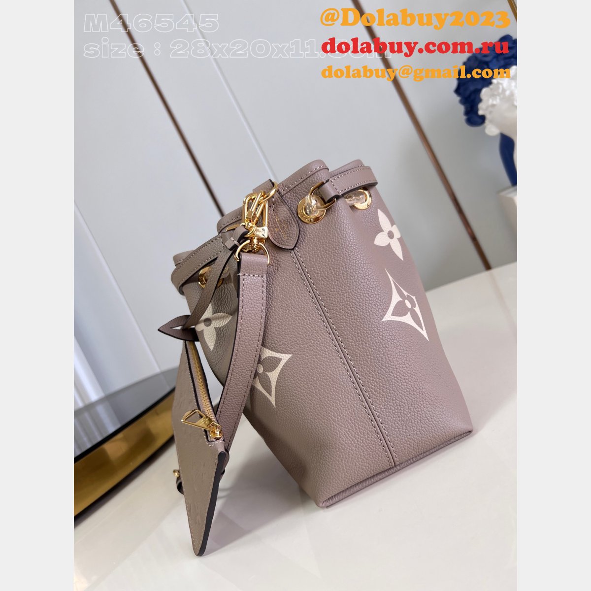 Louis Vuitton M46545 Replica Trianon Monogram Empreinte Bag