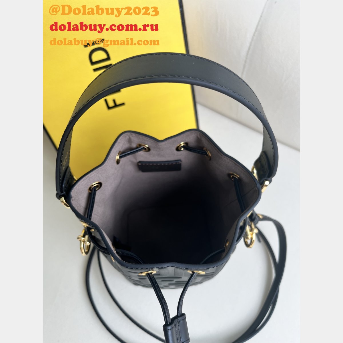 top quality wholesale F**di mon tresor ff small bucket bag