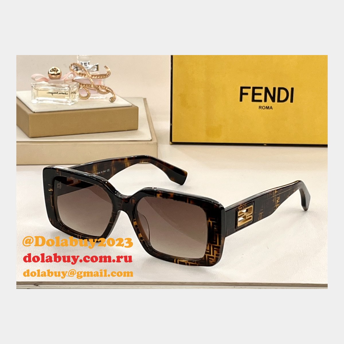 F**di inspired original fd50072l /40128i high quality replica sunglasses