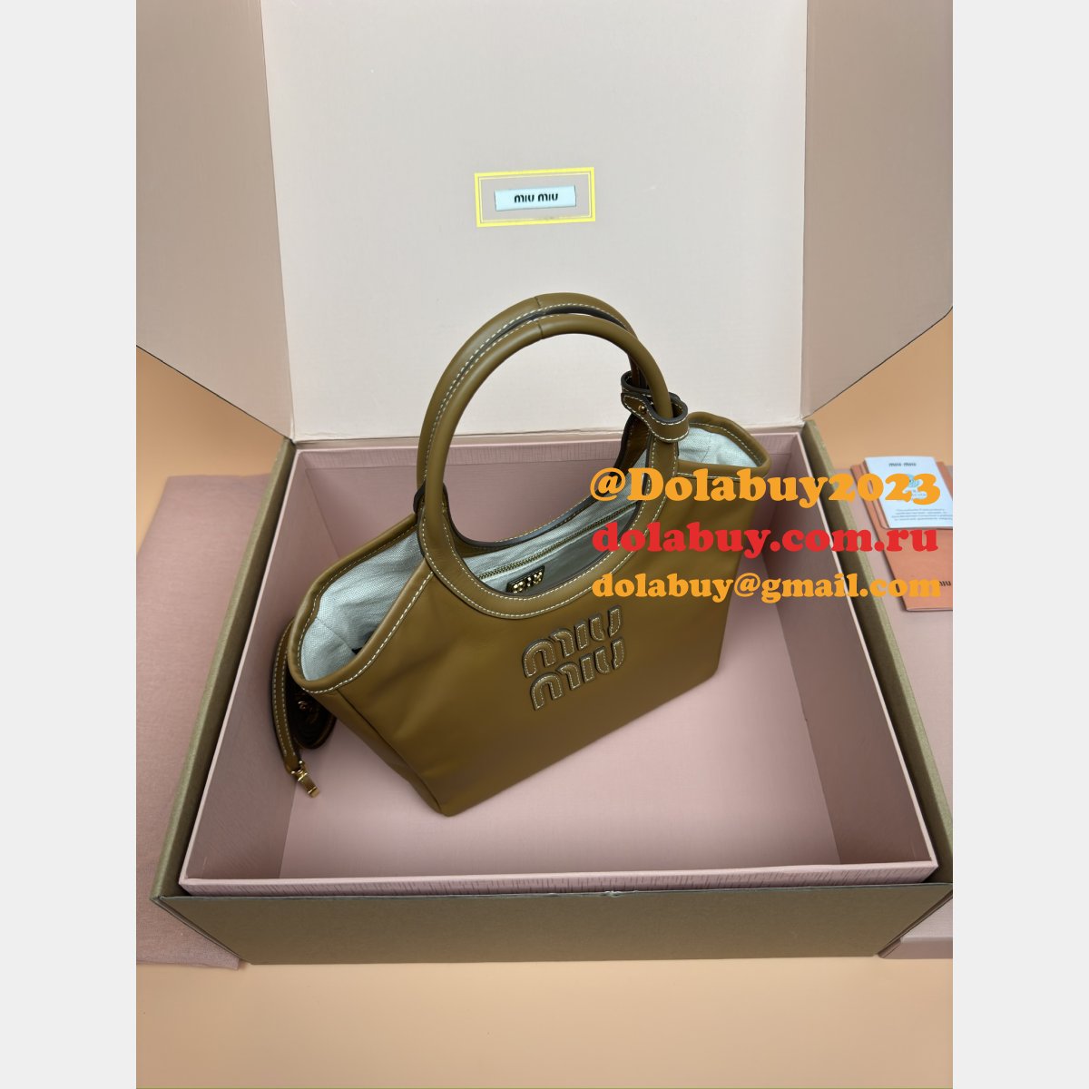 7 Star MIU MIU 5BG288 IVY Leather Small Bag