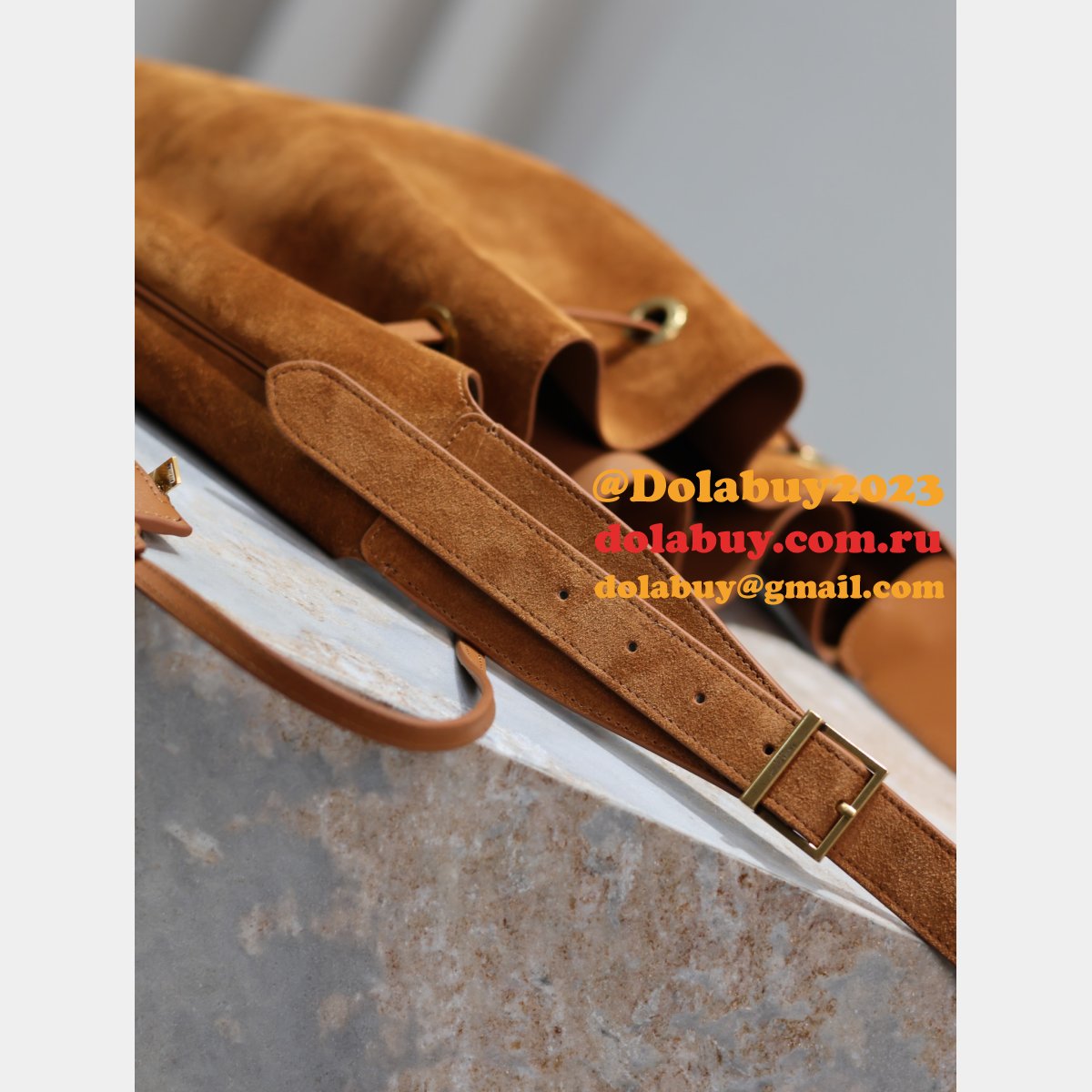 Fashion Designer Prada Flat 697941 suede Hobo bag