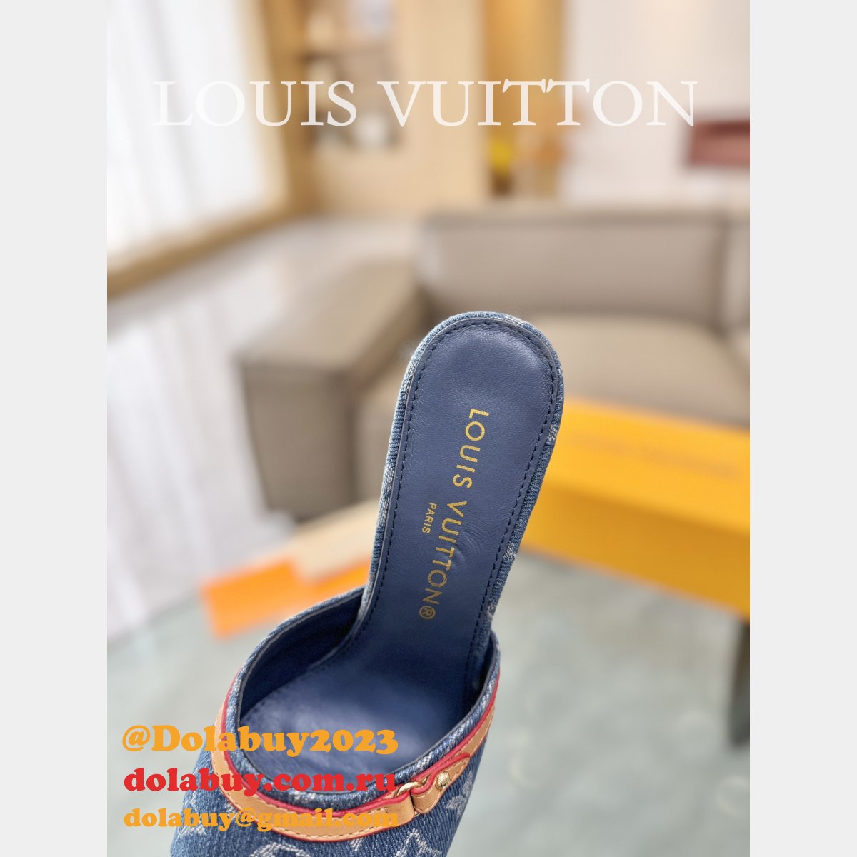 High Quality 7 STAR LOUIS VUITTON Revival Mules